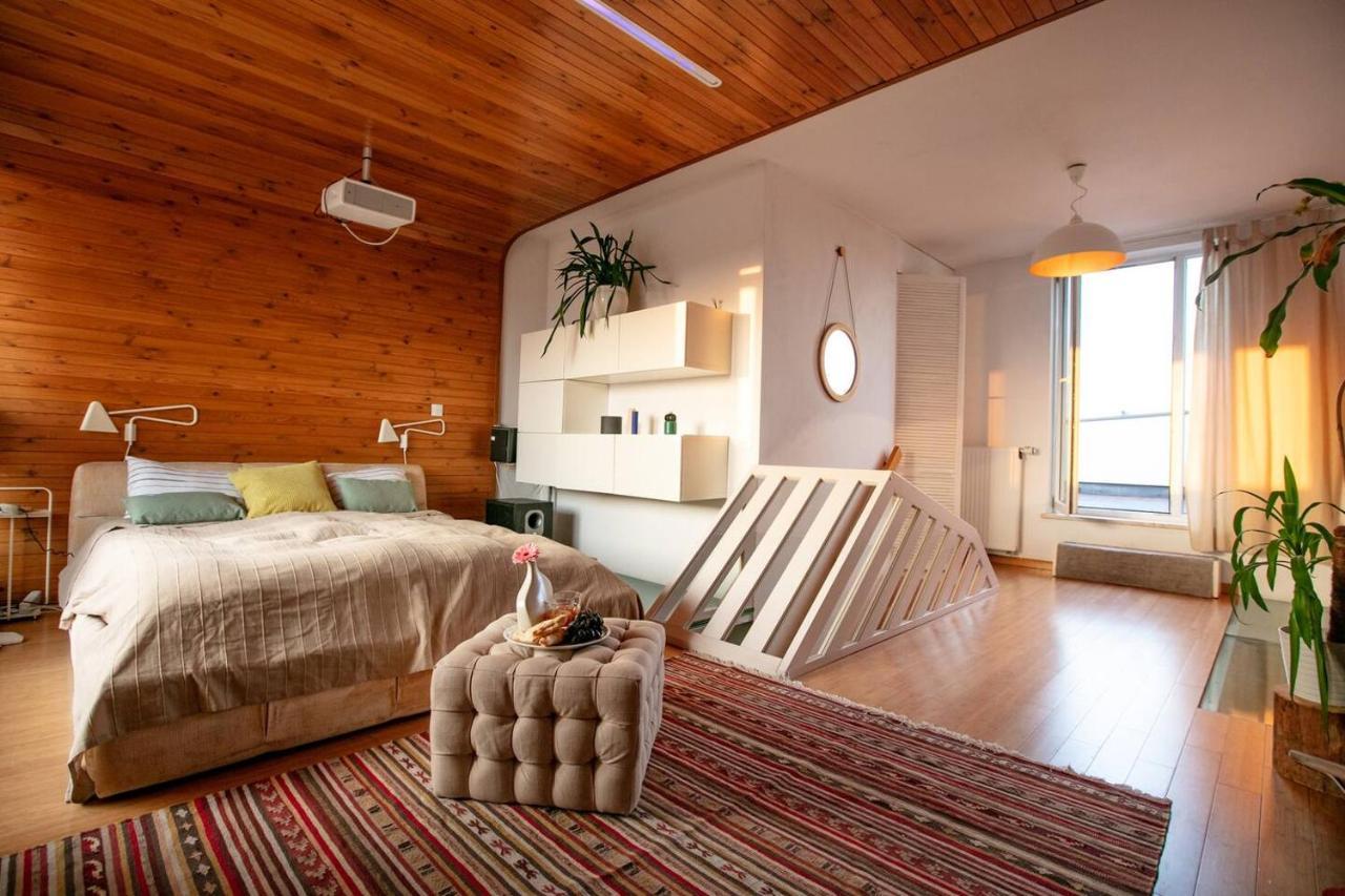 Dwupoziomowy, Rodzinny Apartament. Ochrona, Garaz. ワルシャワ エクステリア 写真