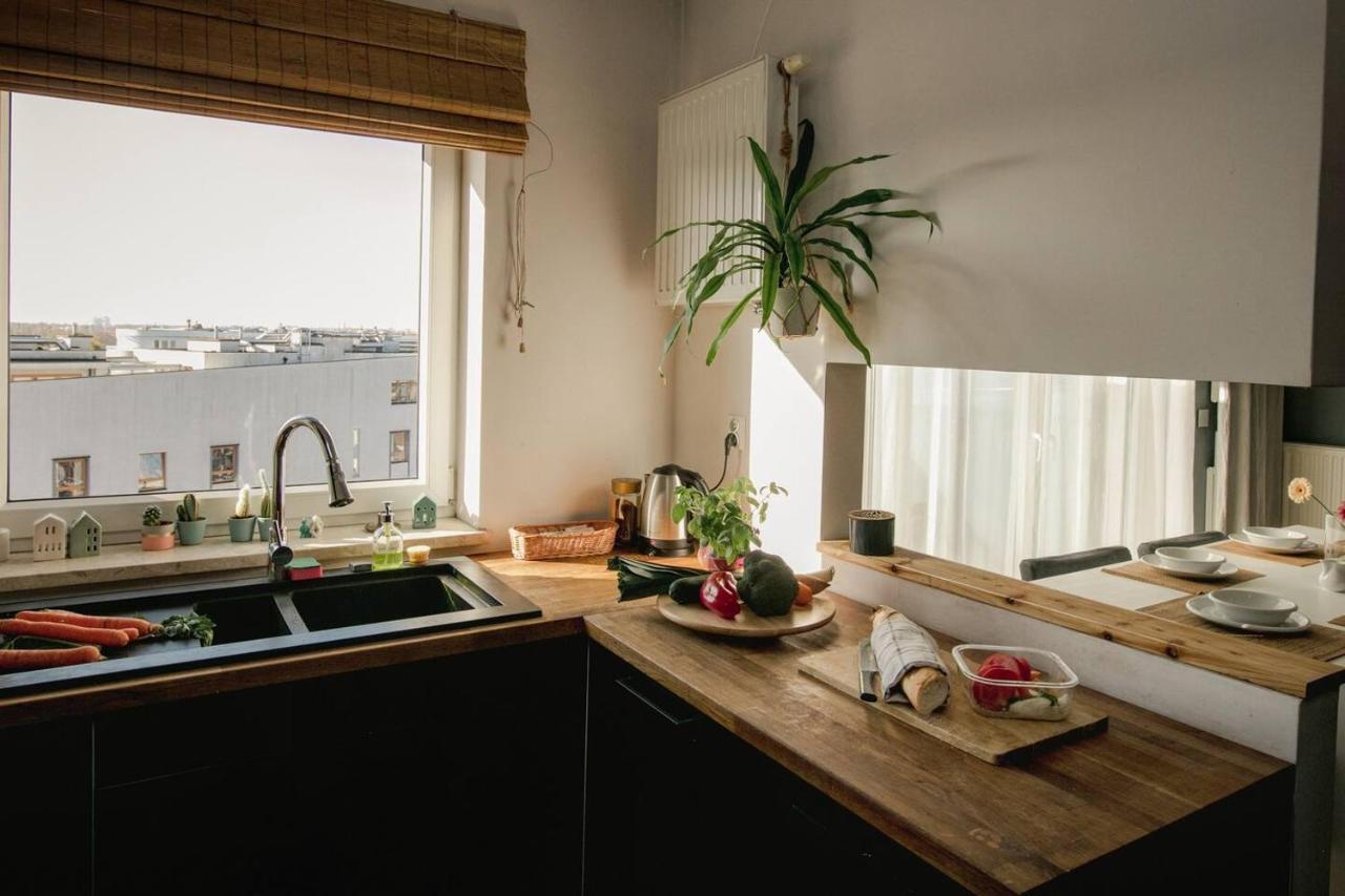 Dwupoziomowy, Rodzinny Apartament. Ochrona, Garaz. ワルシャワ エクステリア 写真